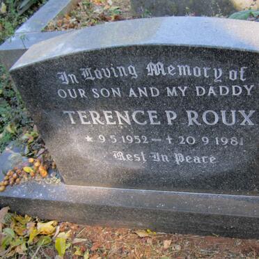 ROUX Terence P. 1952-1981