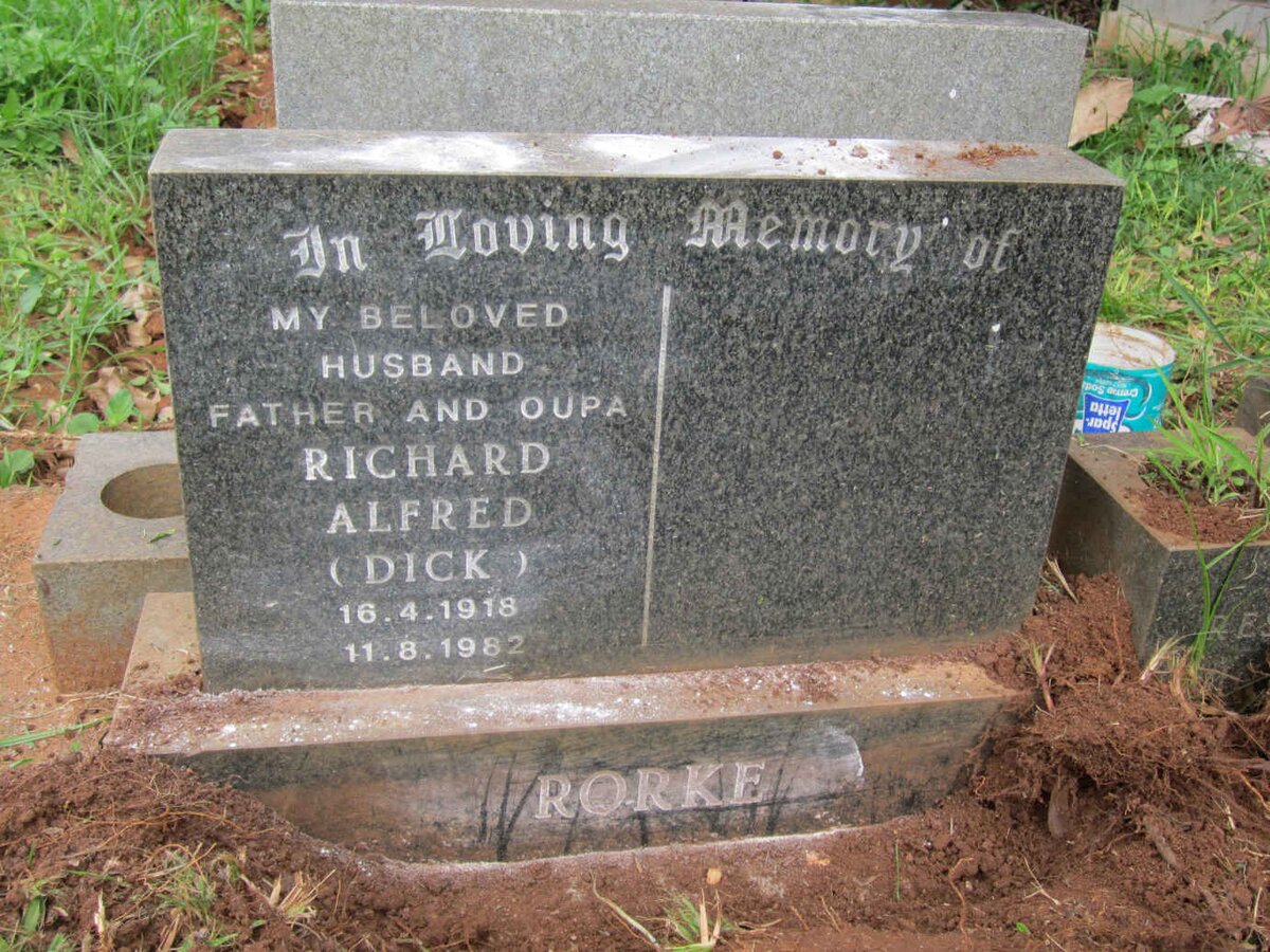 RORKE Richard Alfred 1918-1982