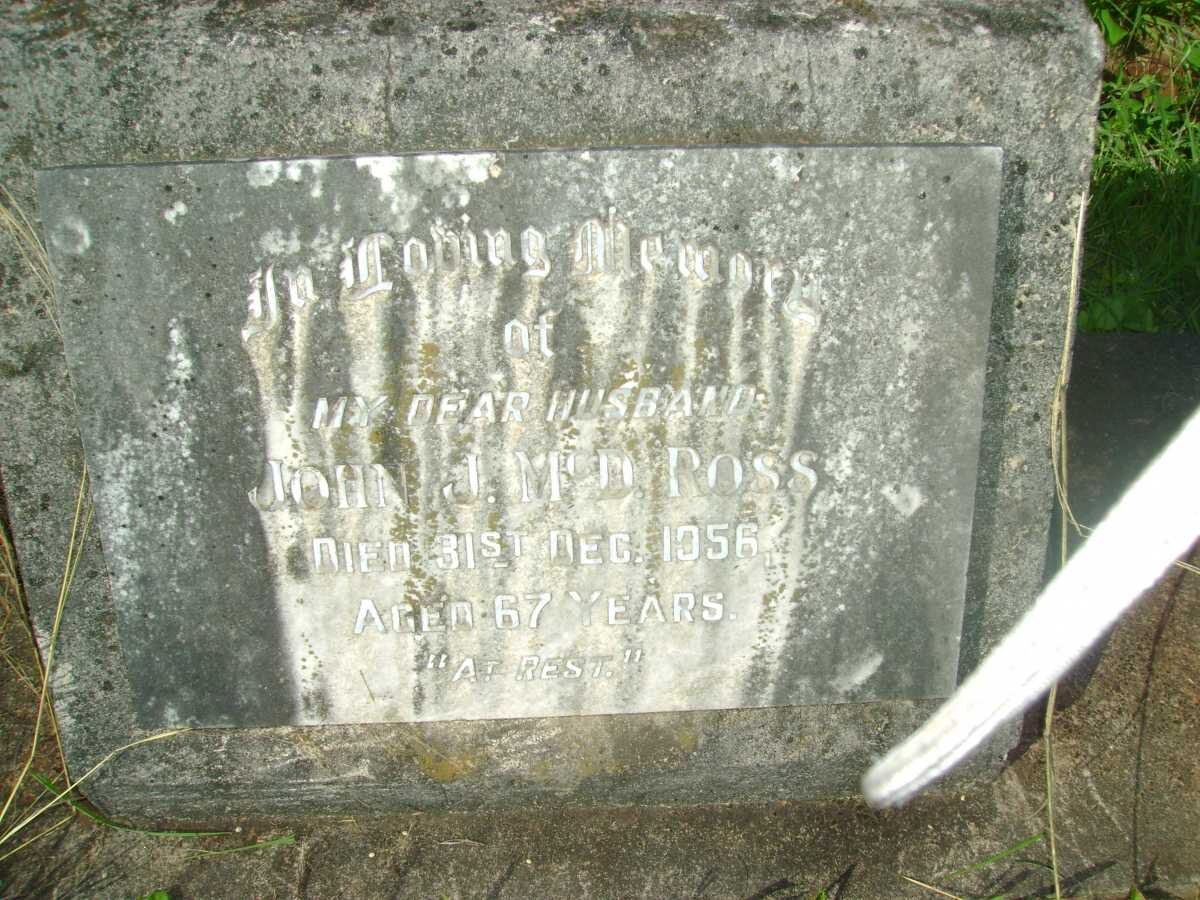 ROSS John J.McD. -1956