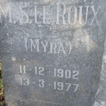 ROUX M.S., le 1902-1977