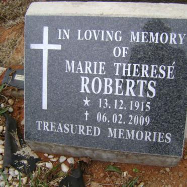 ROBERTS Marie Theresé 1915-2009 