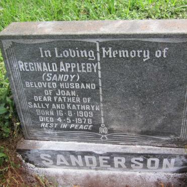 SANDERSON Reginald Appleby 1909-1978