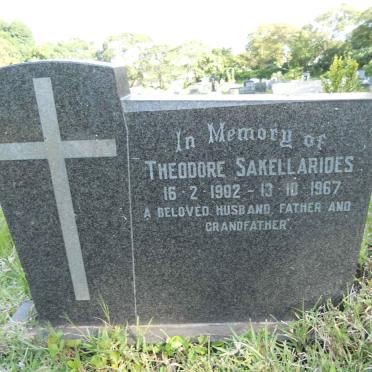 SAKELLARIDES Theodore 1902-1967