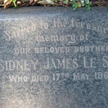 SAR Sidney James, le -1962