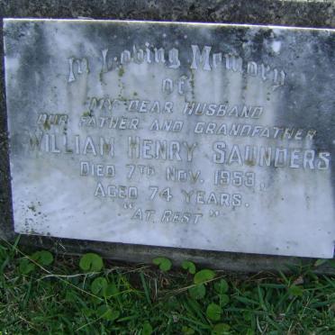 SAUNDERS William Henry -1953