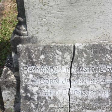 SAMMONS Raymond A. Edmonstone 1924-1924