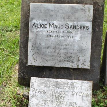 SANDERS Alice Maud 1900-1969 :: MAY Pearl Madge Sylvia -1931