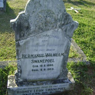 SWANEPOEL Hermanus Wilhelm 1885-1953 :: SWANEPOEL Rodney Leon 1941-1959