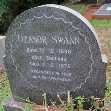 SWANN Eleanor 1885-1976