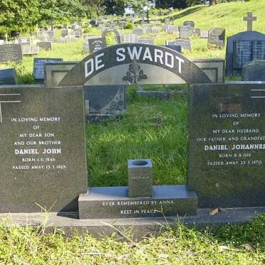 SWARDT Daniel Johannes, de 1916-1970 :: DE SWARDT Daniel John 1946-1965