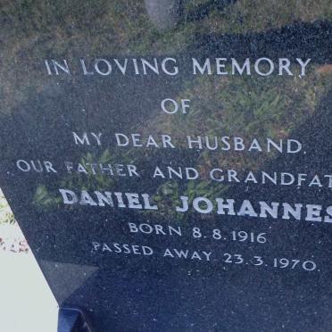 SWARDT Daniel Johannes, de 1916-1970