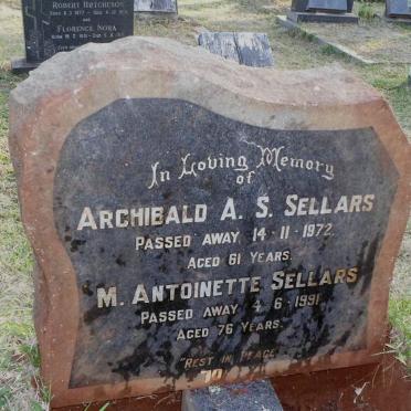 SELLARS Archibald A.S. -1972 &amp; M. Antoinette -1991
