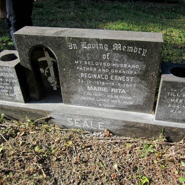 SEALE Reginald Ernest 1919-1983 &amp; Marie Rita 1921-2008 :: ROBERTSON Sonia R.M. 1948-2005