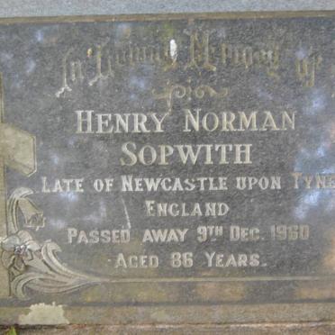 SOPWITH Henry Norman -1960