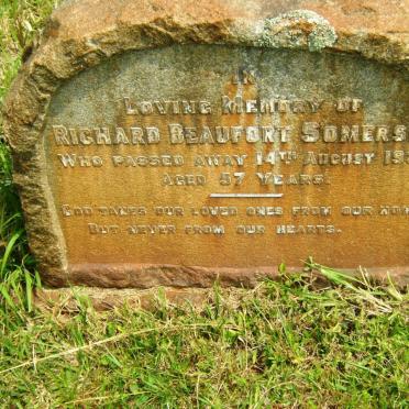 SOMERSET Richard Beaufort -1934