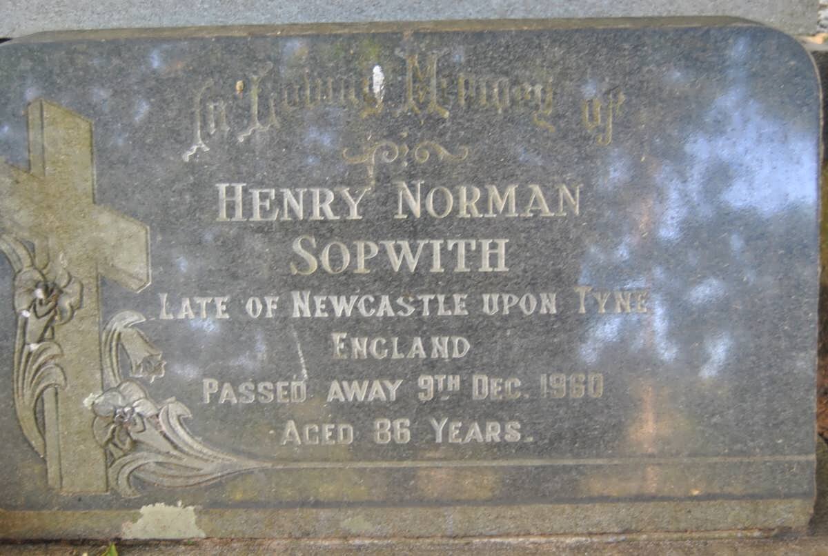 SOPWITH Henry Norman -1960
