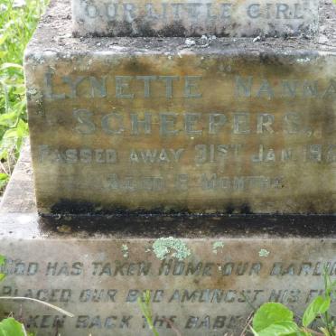 SCHEEPERS Lynette Nanna -1952