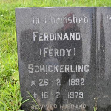 SCHICKERLING Ferdinand 1892-1979