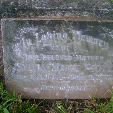 SCOTT Sylvia Marie 1902-1965
