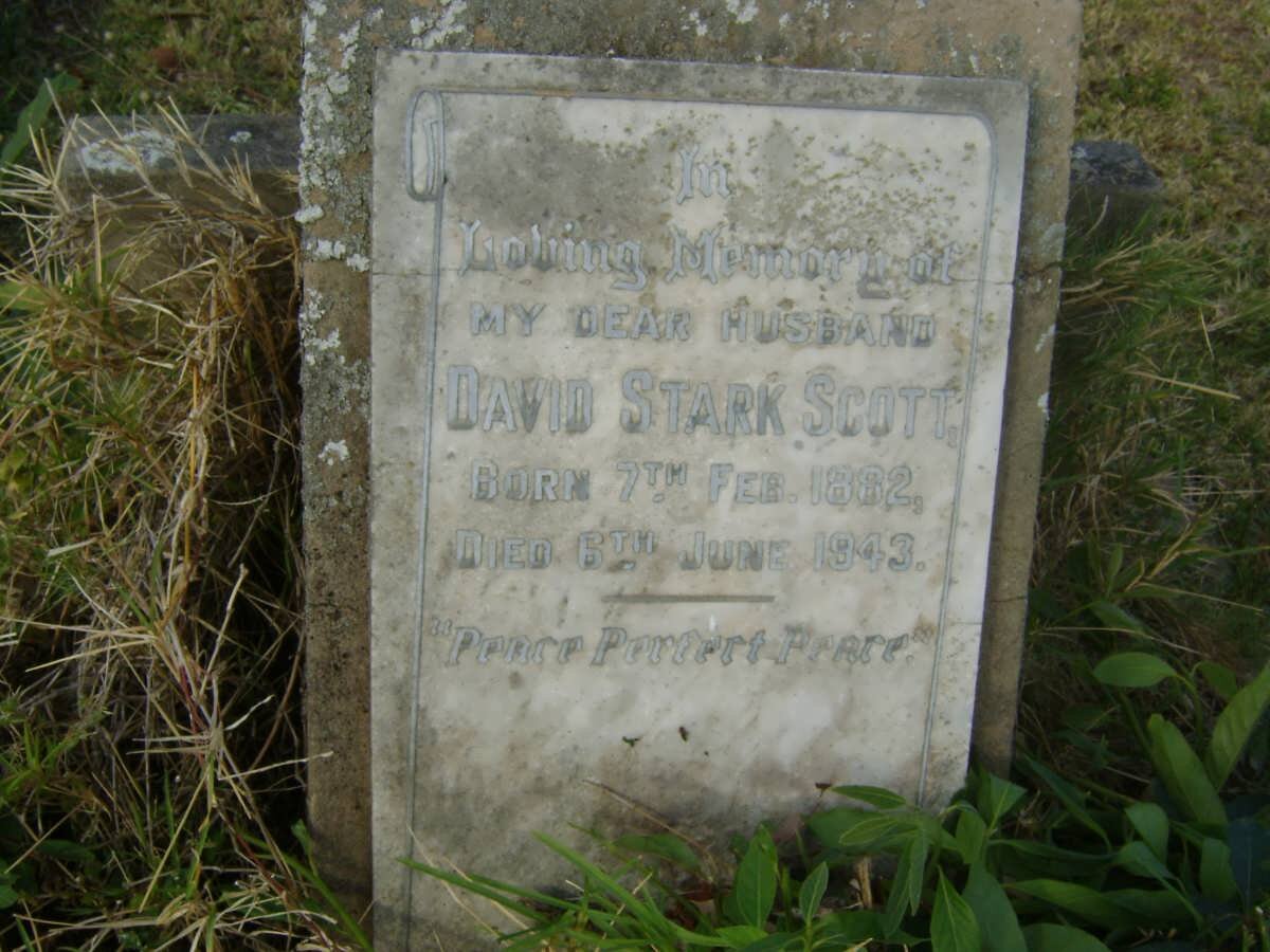 SCOTT David Stark 1882-1943