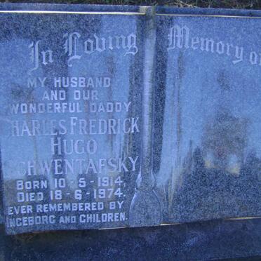 SCHWENTAFSKY Charles Fredrick Hugo 1914-1974