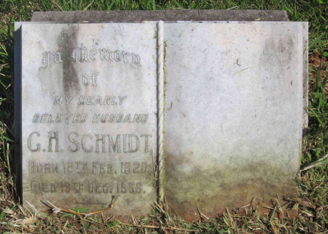 SCHMIDT George Henry 1920-1956