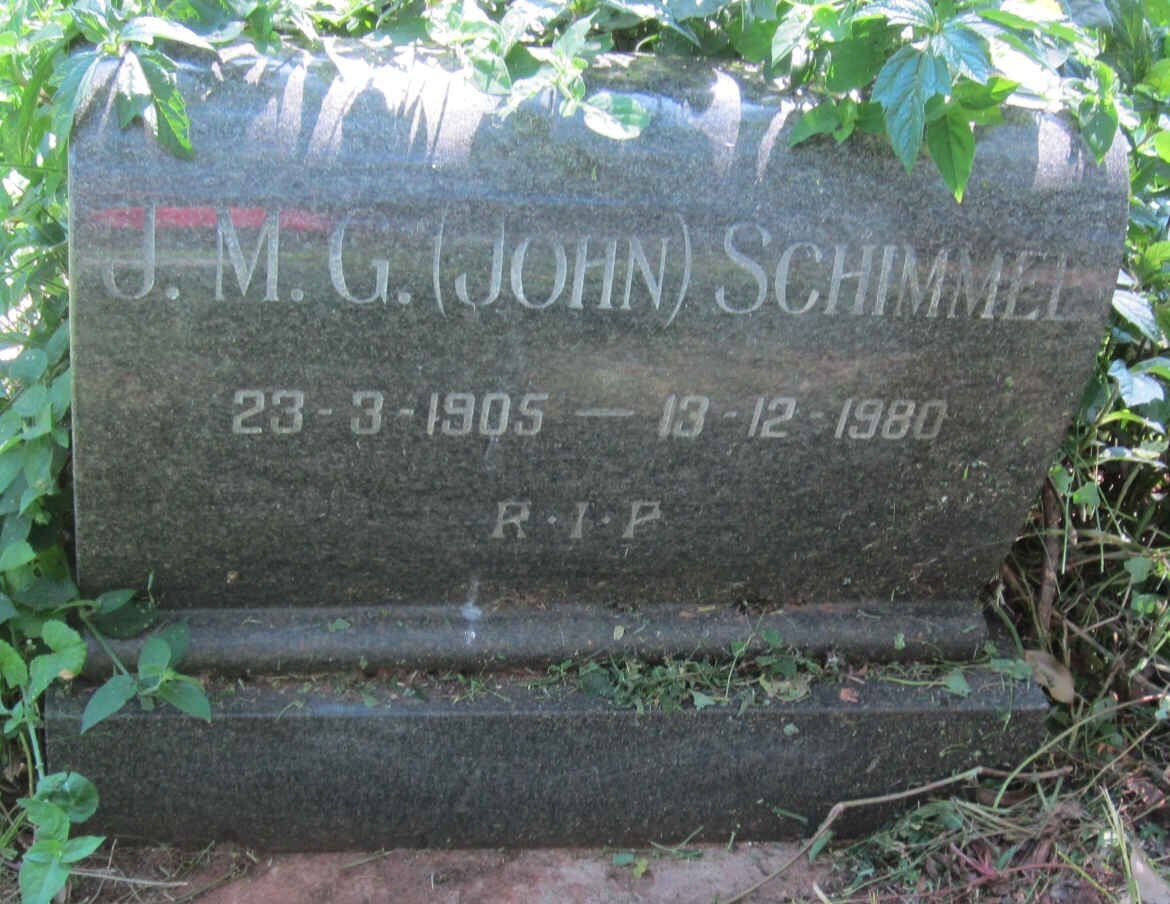 SCHIMMEL J.M.G. 1905-1980