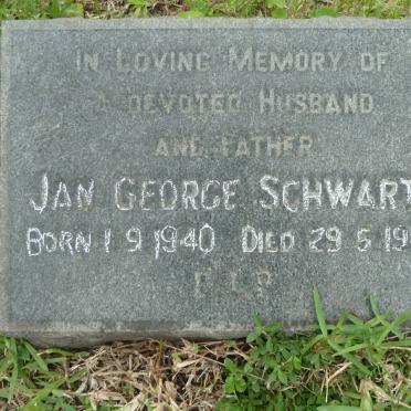 SCHWARTZ Jan George 1940-1967
