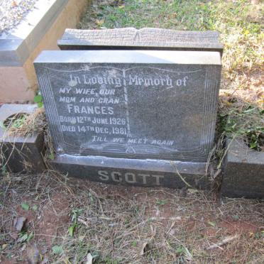 SCOTT Frances 1926-1981