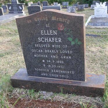 SCHAFER Ellen 1896-1972