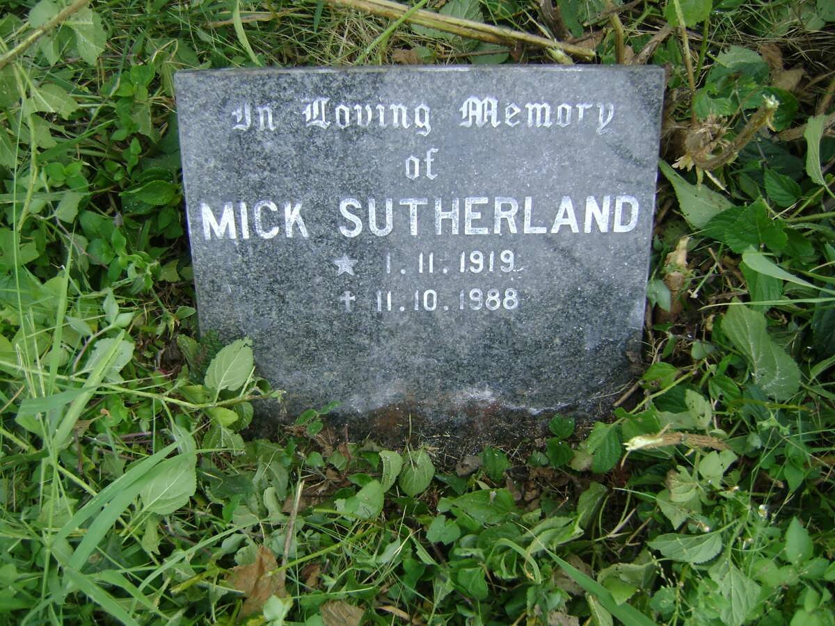 SUTHERLAND Mick 1919-1988