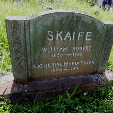 SKAIFE William Robert 1860-1942 &amp; Catherine Maria Susan 1866-1951