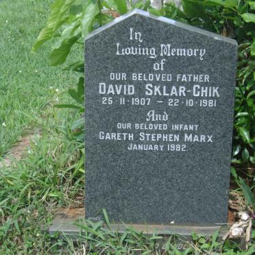 SKLAR-CHIK David 1907-1981 :: MARX Gareth Stephen -1982