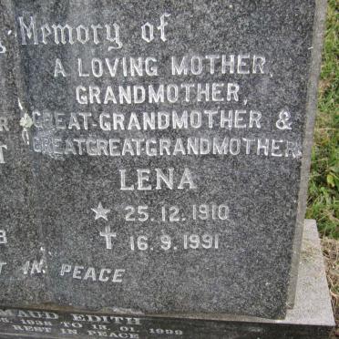 SLAUGHTER Lena 1910-1991