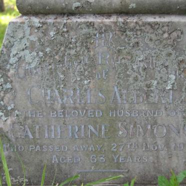 SIMONS Charles Albert -1928