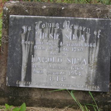 SILVA Harold 1865-1954 &amp; Milsie 1868-1954