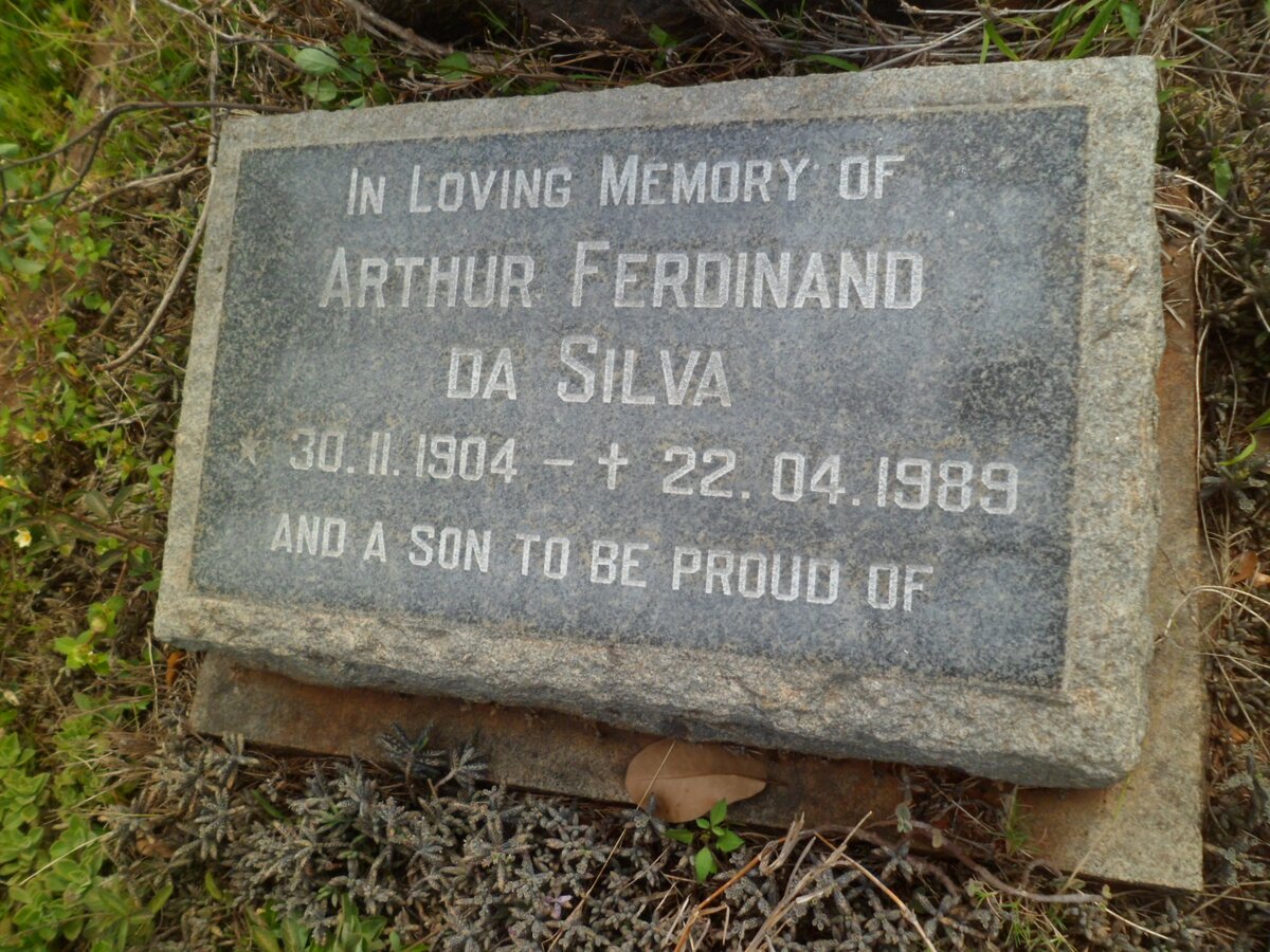 SILVA Arthur Ferdinand, da 1904-1989