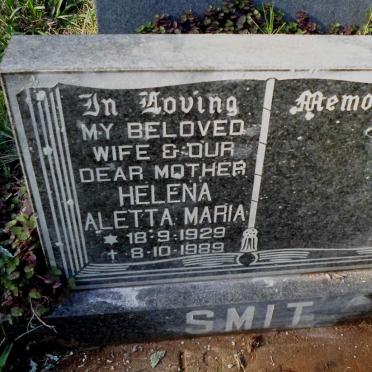 SMIT Helena Aletta Maria 1929-1989