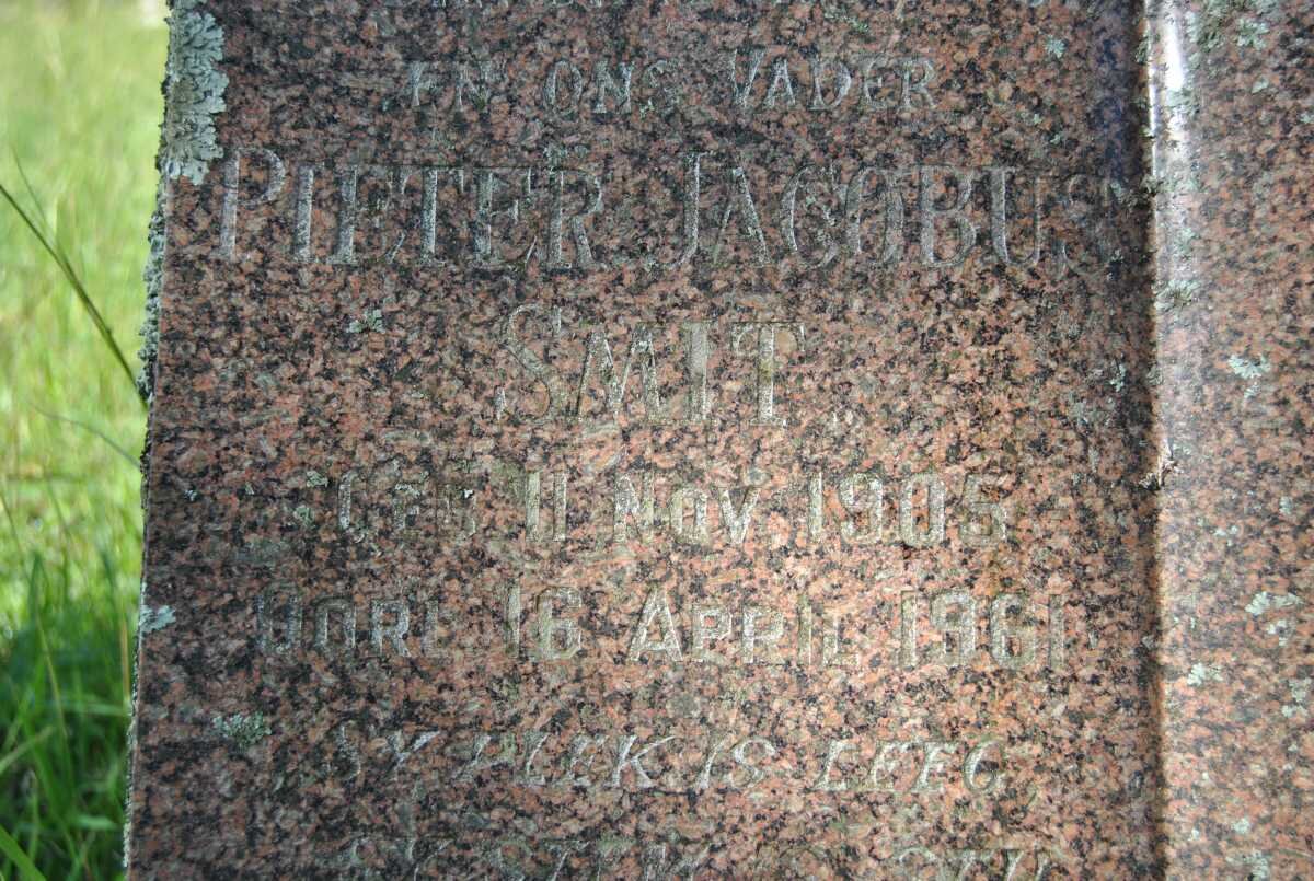 SMIT Pieter Jacobus 1905-1961