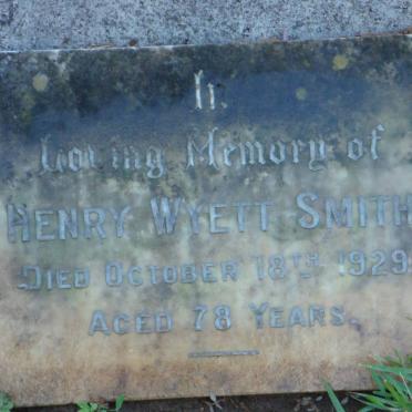SMITH Henry Wyett -1929
