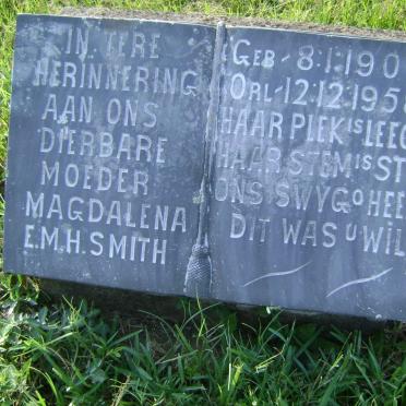 SMITH Magdalena E.M.H. 1907-1958
