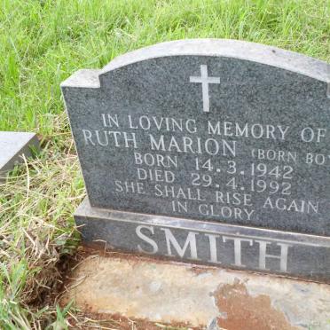 SMITH Ruth Marion nee BOYD 1942-1992