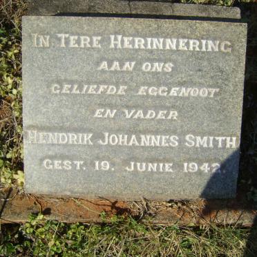 SMITH Hendrik Johannes -1942