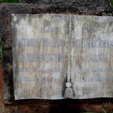 SMITH Anthony William Jacobus 1891-1943 :: MANS Hendrika Johanna 1860-1947