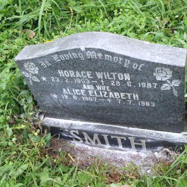 SMITH Horace Wilton 1903-1987 &amp; Alice Elizabeth 1907-1993