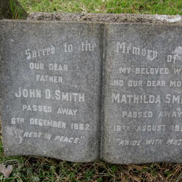 SMITH John D. -1962 &amp; Mathilda -1956