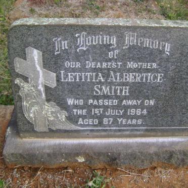 SMITH Letitia Albertice -1964