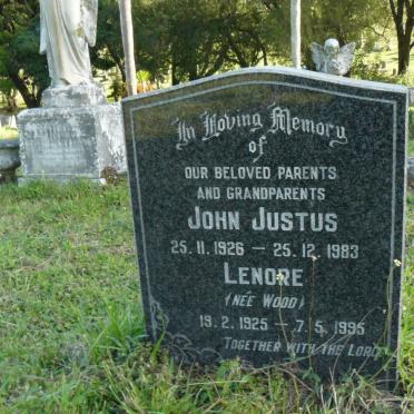 STEENHUISEN John Justus 1926-1983 &amp; Lenore WOOD 1925-1995