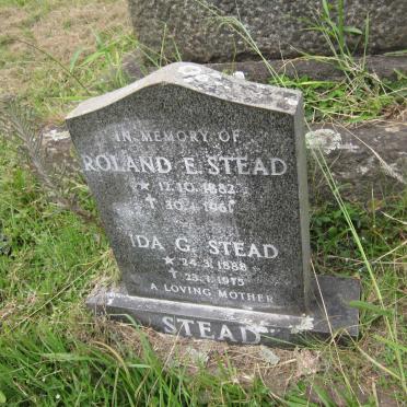 STEAD Roland E. 1882-1961 &amp; Ida G. 1888-1975