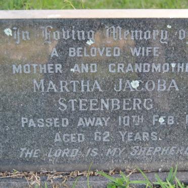 STEENBERG Martha Jacoba -1971